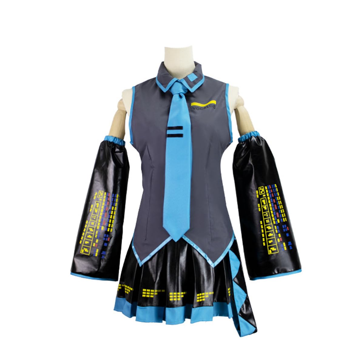 Amazon.co.jp: AZCQD 初音ミク コスプレ衣装 ウィッグ付き